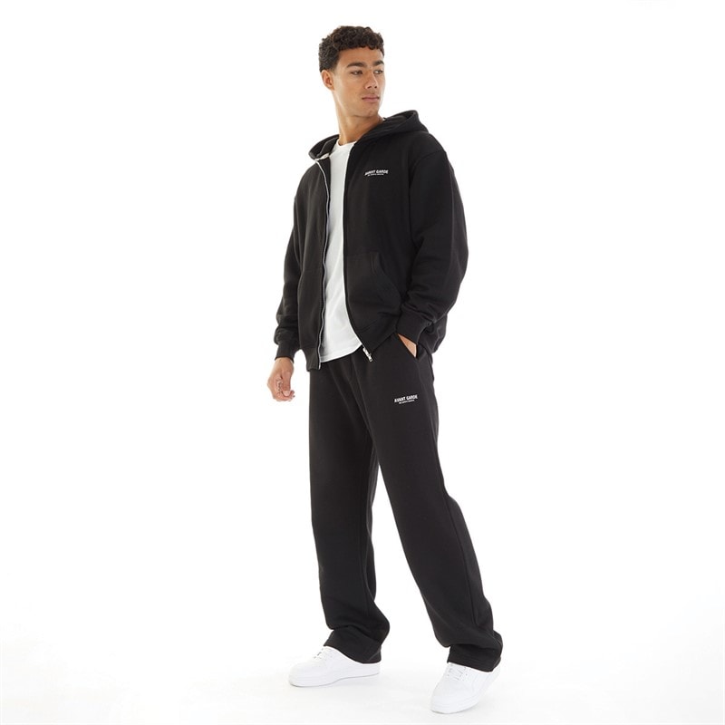 Avant Garde Mens Straight Leg Joggers Black - Image 3