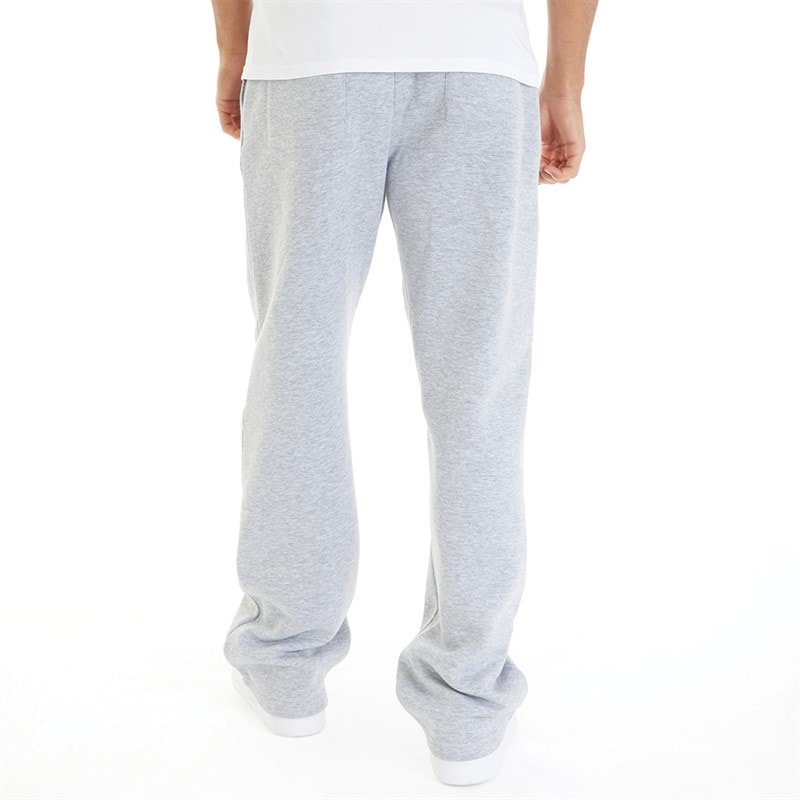 Avant Garde Mens Straight Leg Joggers Light Grey Marl - Image 2