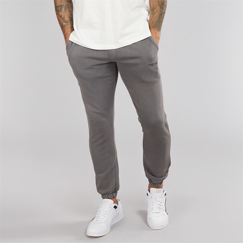 Avant Garde Mens Creatives Pigment Dye Joggers Steel