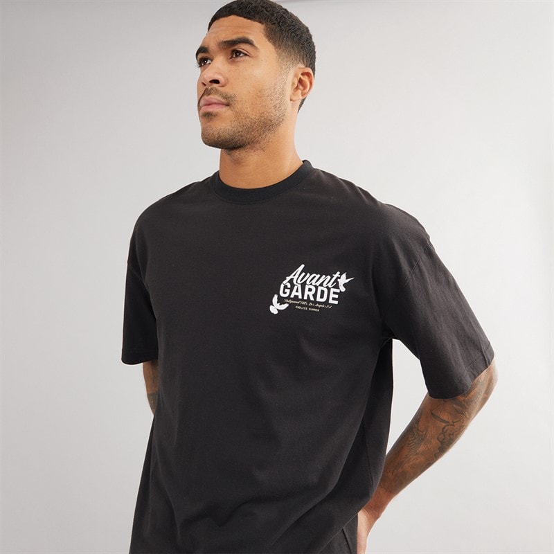 Avant Garde Mens Endless T-Shirt Black - Image 2