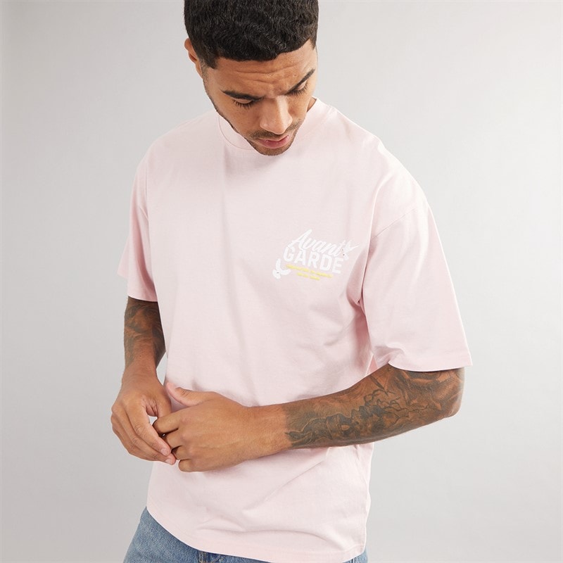 Avant Garde Mens Endless T-Shirt Pink - Image 2