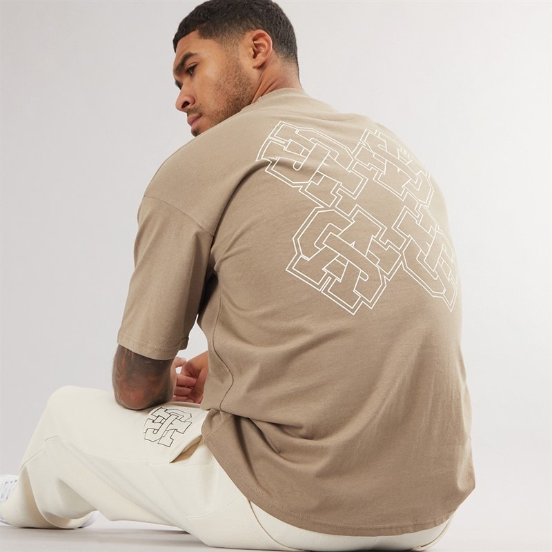 Avant Garde Mens Emblem T-Shirt Mink - Image 1