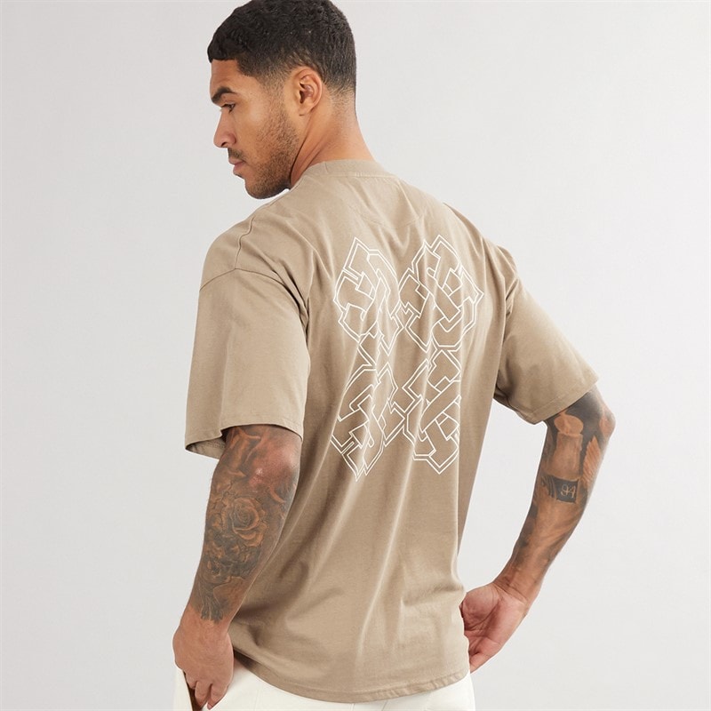 Avant Garde Mens Emblem T-Shirt Mink - Image 3