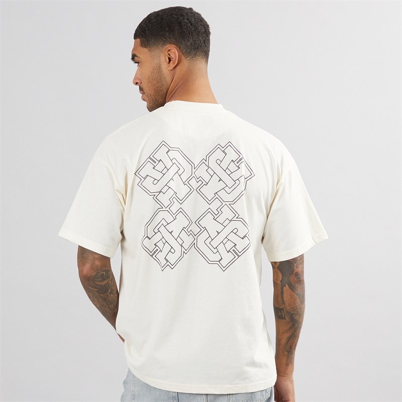 Avant Garde Mens Emblem T-Shirt Off White