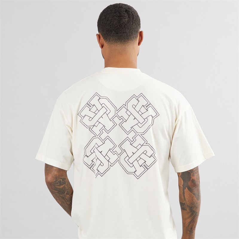 Avant Garde Mens Emblem T-Shirt Off White - Image 3