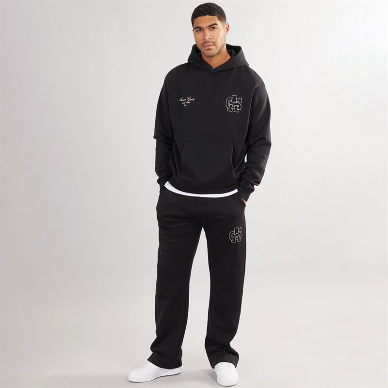 Avant Garde Mens Emblem Hoodie Black - Image 3