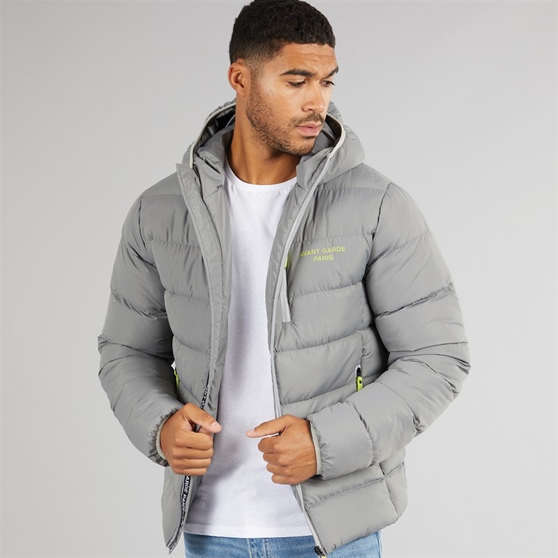 Avant Garde Mens Thor Puffer Jacket Slate - Image 1