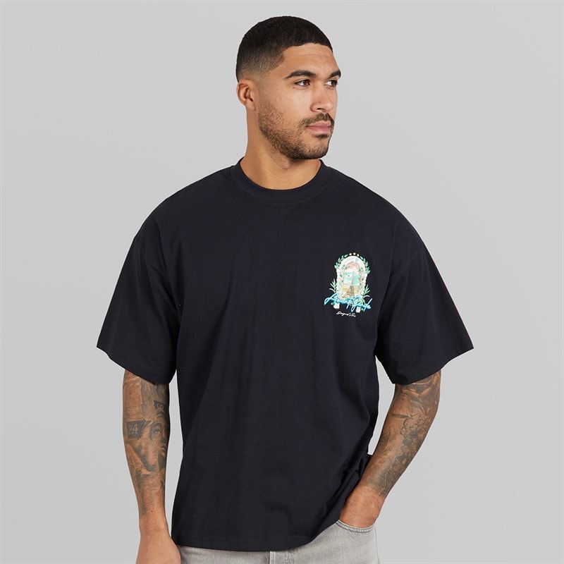 Avant Garde Mens Windows T-Shirt Black - Image 2