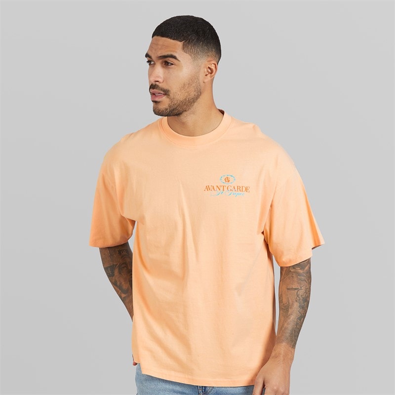 Avant Garde Mens Terrain T-Shirt Peach - Image 2