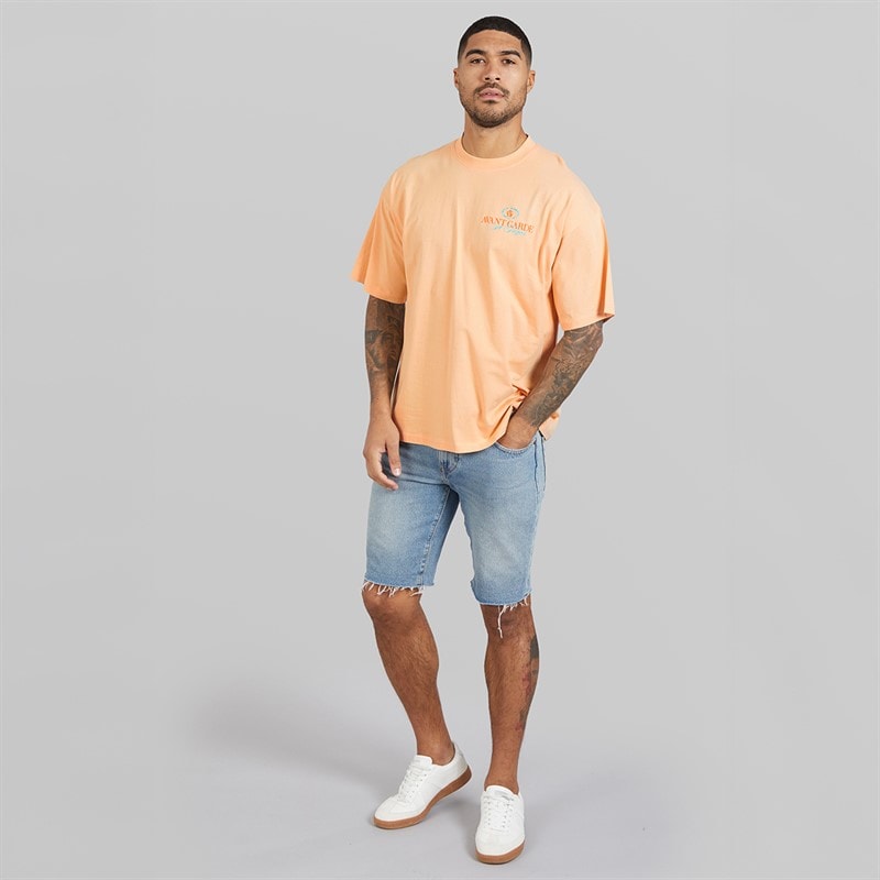 Avant Garde Mens Terrain T-Shirt Peach - Image 4