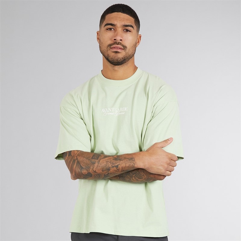 Avant Garde Mens Scape T-Shirt Seagrass - Image 2