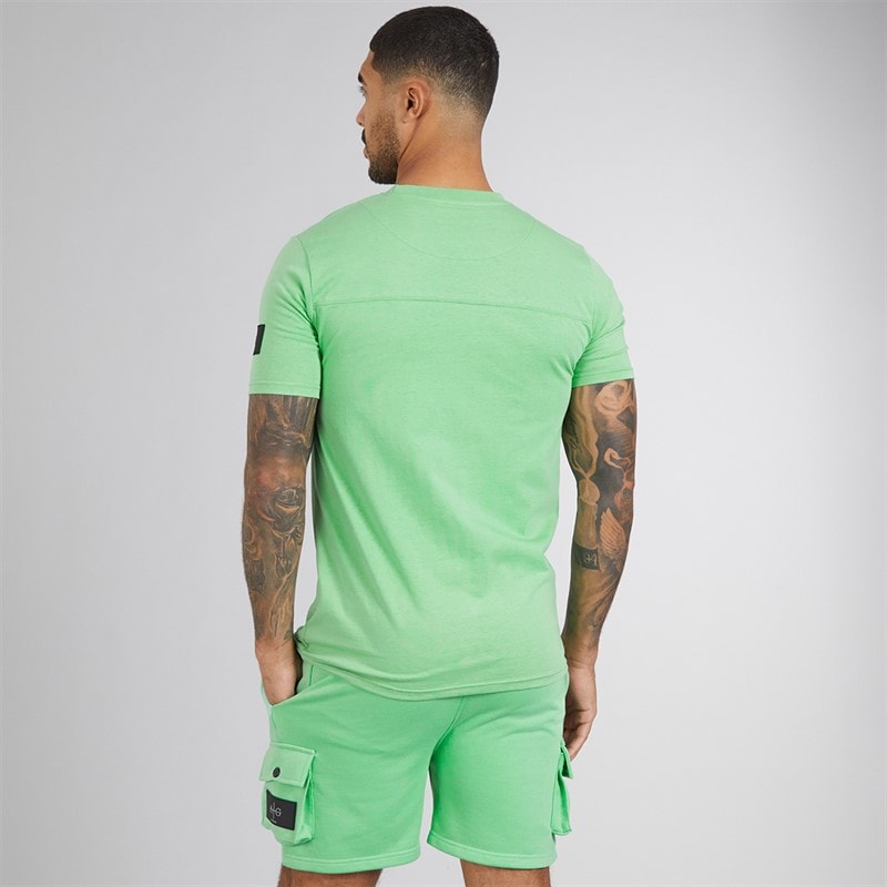 Avant Garde Mens Elation T-Shirt And Shorts Set Neptune Green - Image 2