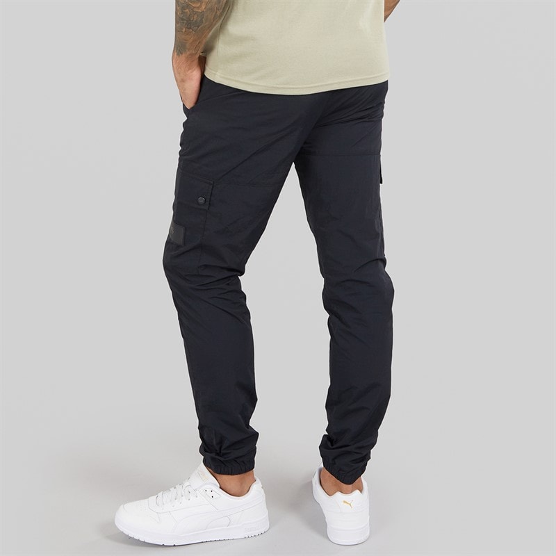 Avant Garde Mens Wilder Cargo Pants Black - Image 2