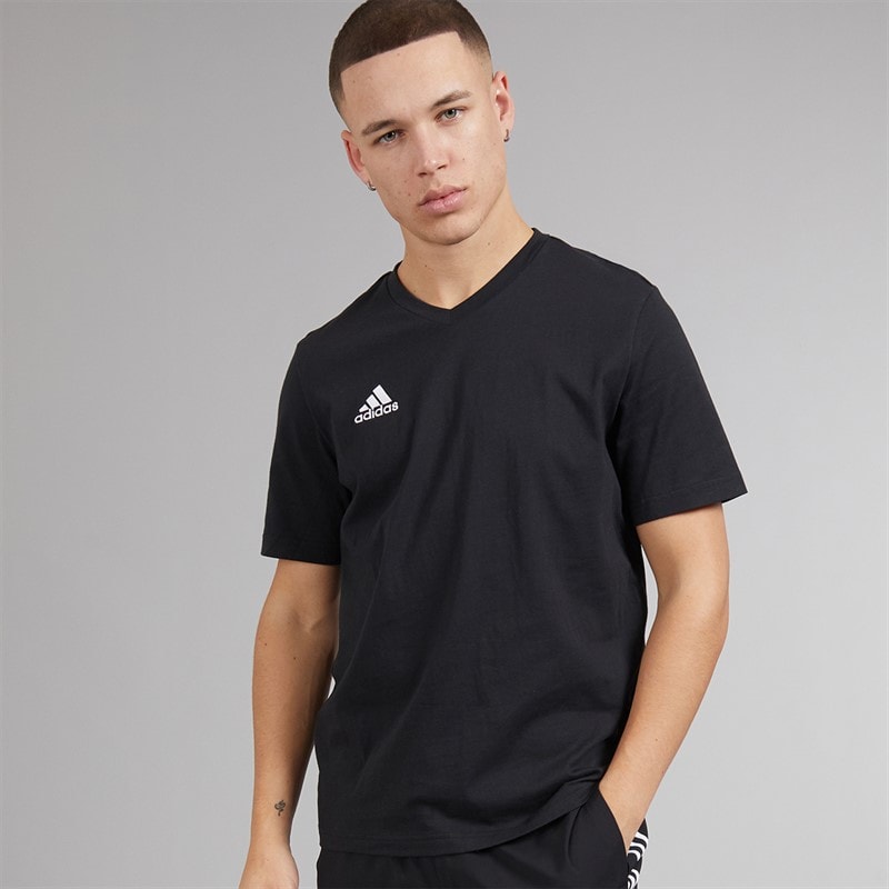 adidas Mens Entrada 22 T-Shirt Black
