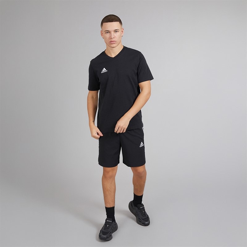 adidas Mens Entrada 22 T-Shirt Black - Image 5