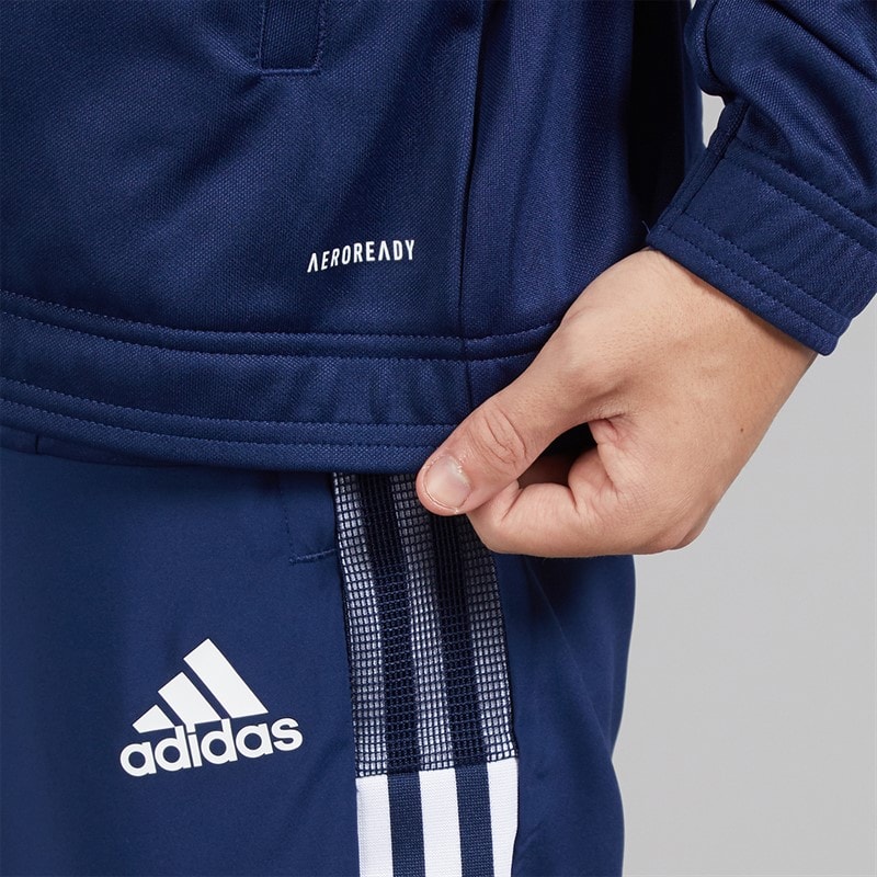 adidas Mens Entrada 22 Poly Training Jacket Team Navy Blue - Image 5