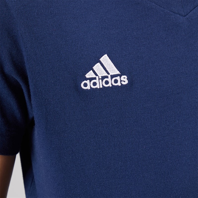 adidas Junior Entrada 22 T-Shirt Team Navy Blue - Image 3