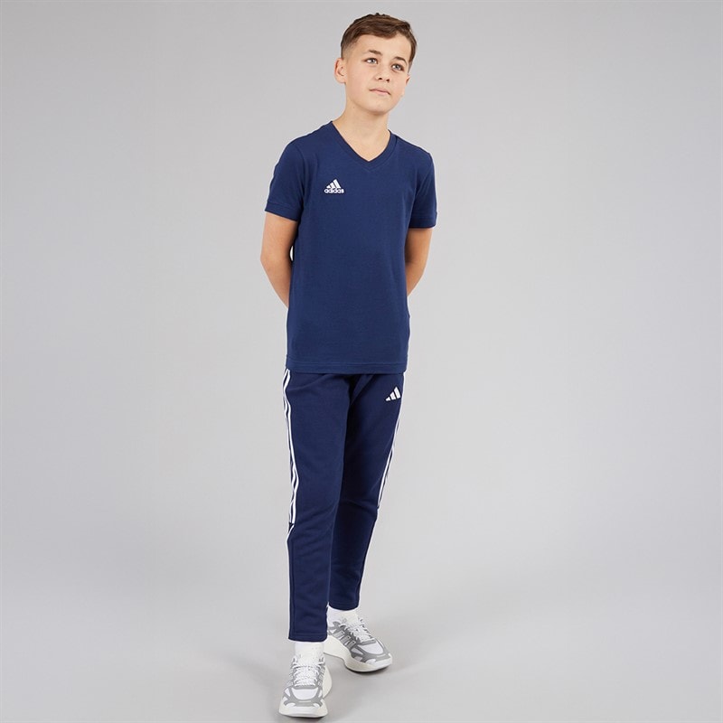 adidas Junior Entrada 22 T-Shirt Team Navy Blue - Image 4