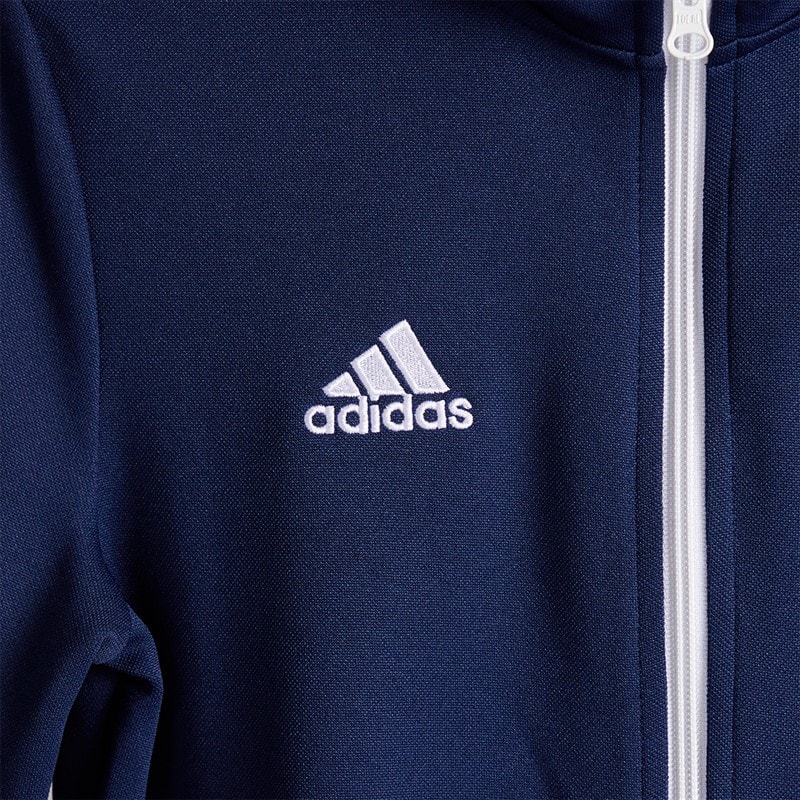 adidas Junior Entrada 22 Poly Track Jacket Team Navy Blue - Image 5
