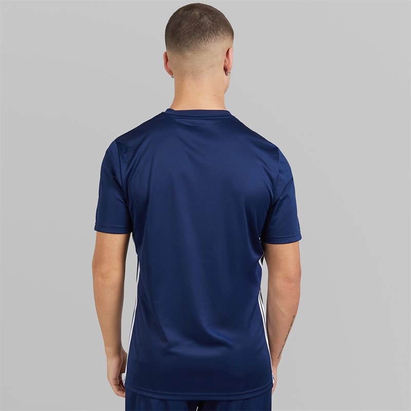 adidas Mens Tabela 23 T-Shirt Navy Blue/White - Image 2