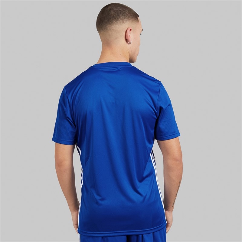 adidas Men's Tabela 23 T-Shirt Royal Blue/White - Image 2