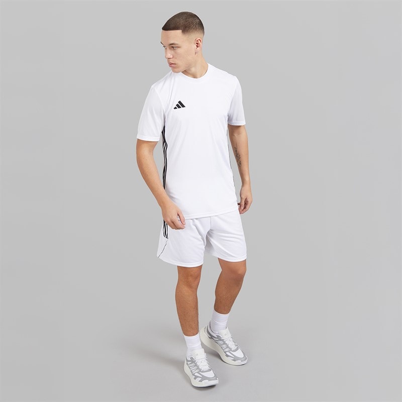 adidas Men's Tabela 23 T-Shirt White/Black - Image 4