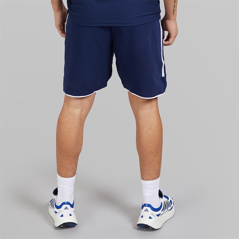 adidas Mens Tiro 23 Sweat Shorts Team Navy Blue/White - Image 2