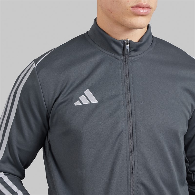 adidas Mens Tiro 23 Track Jacket Team Onix/White - Image 3