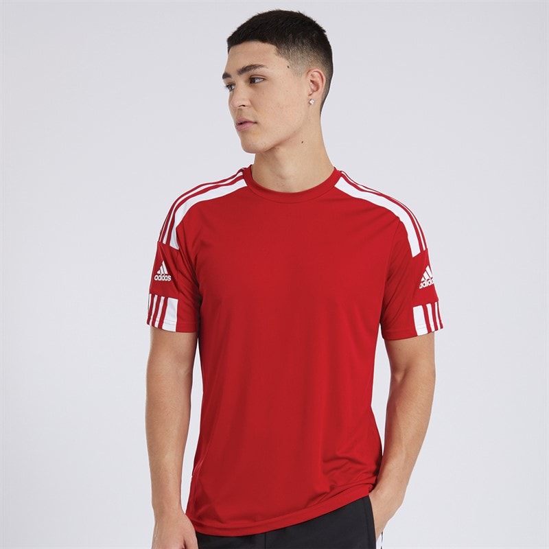 adidas Men's Squadra 21 T-Shirt Team Power Red/White
