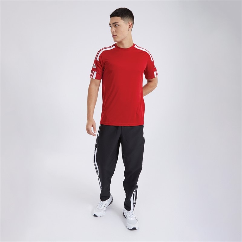 adidas Men's Squadra 21 T-Shirt Team Power Red/White - Image 4