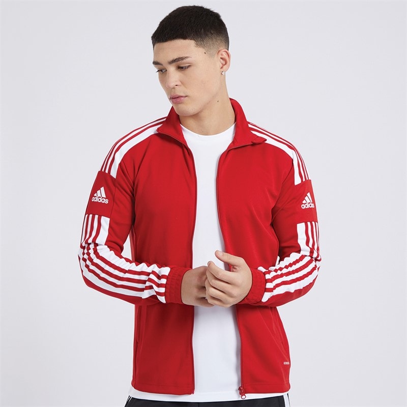 adidas Mens Squadra 21 Track Jacket Team Power Red/White - Image 1