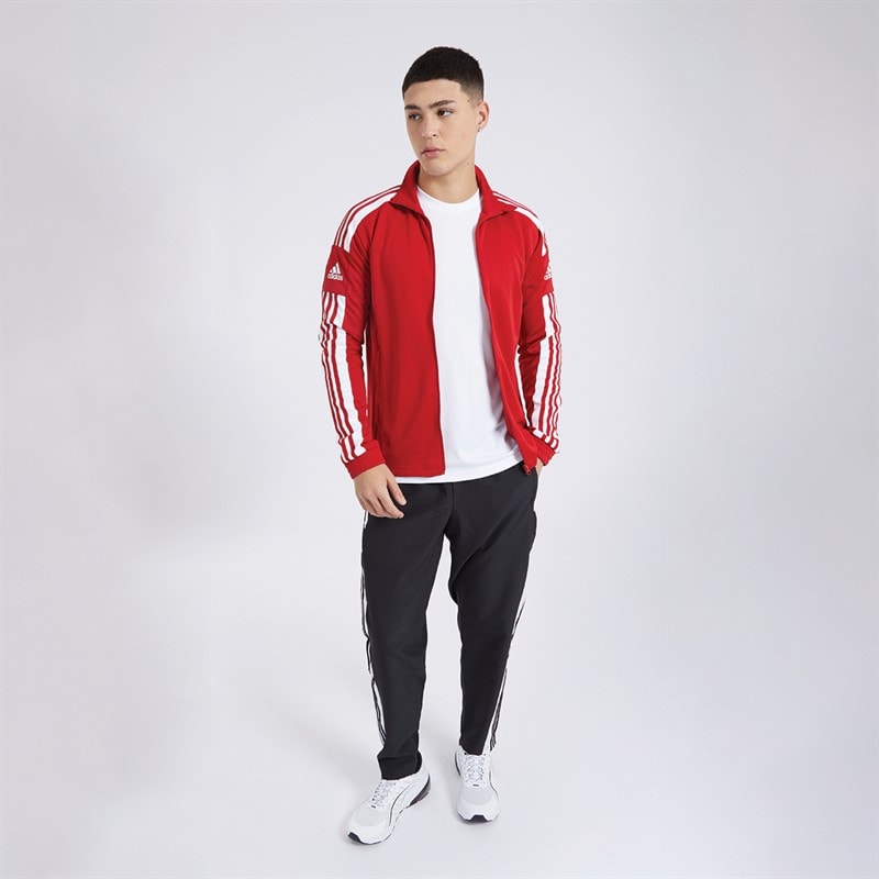 adidas Mens Squadra 21 Track Jacket Team Power Red/White - Image 4