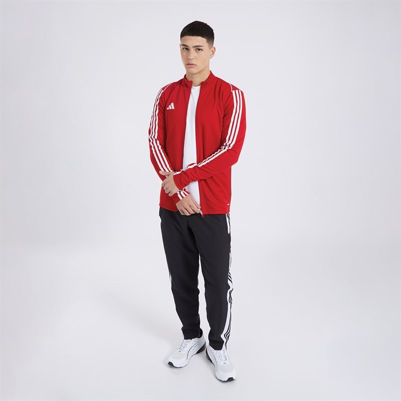 adidas Mens Tiro 23 Track Jacket Team Power Red/White - Image 4