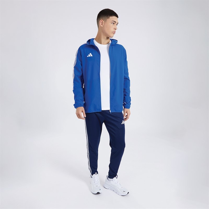 adidas Mens Tiro 23 Windbreaker Jacket Royal Blue/White - Image 4