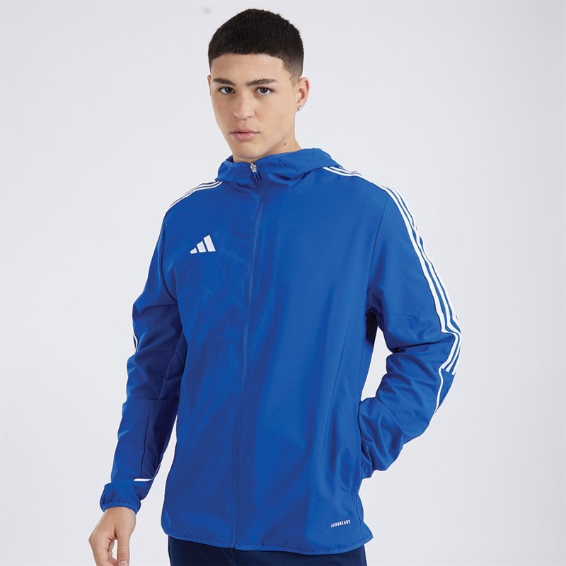 adidas Mens Tiro 23 Windbreaker Jacket Royal Blue/White - Image 5