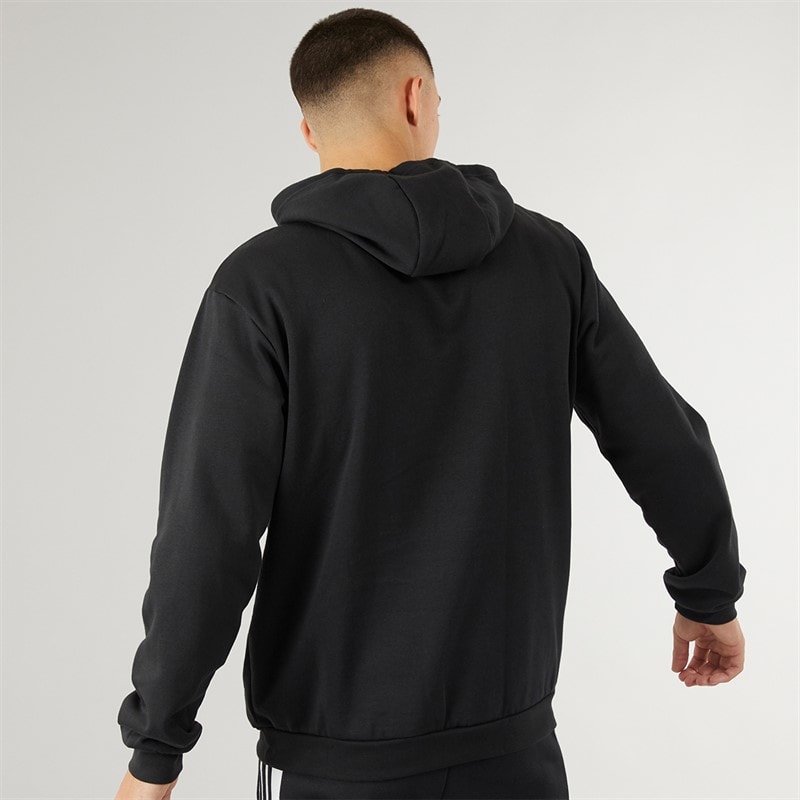 adidas Mens Entrada 22 Pullover Sweat Hoodie Black/White - Image 2