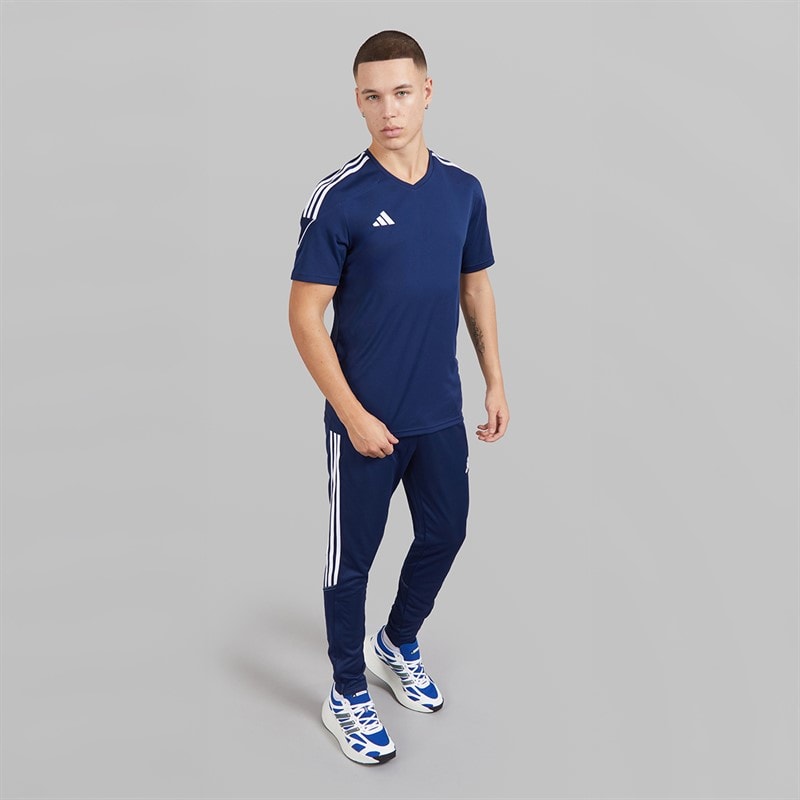 adidas Mens Tiro 23 Club Track Pants Team Navy/White - Image 4