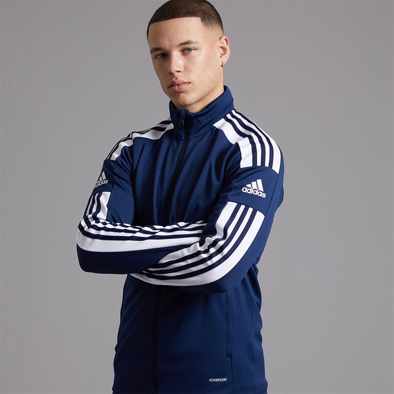 adidas Mens Squadra 21 Track Jacket Navy/White