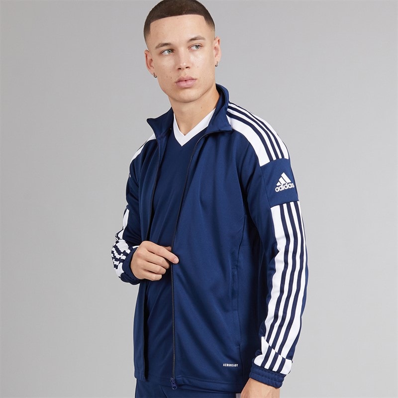 adidas Mens Squadra 21 Track Jacket Navy/White - Image 3