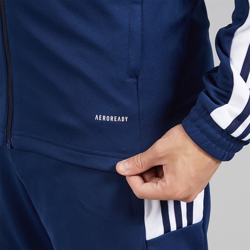 adidas Mens Squadra 21 Track Jacket Navy/White - Image 5