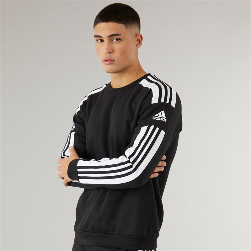 adidas Mens Squadra 21 Sweatshirt Black/White
