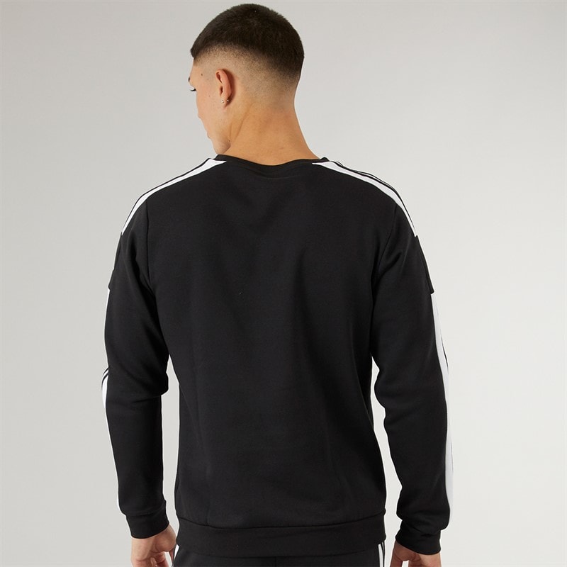adidas Mens Squadra 21 Sweatshirt Black/White - Image 2