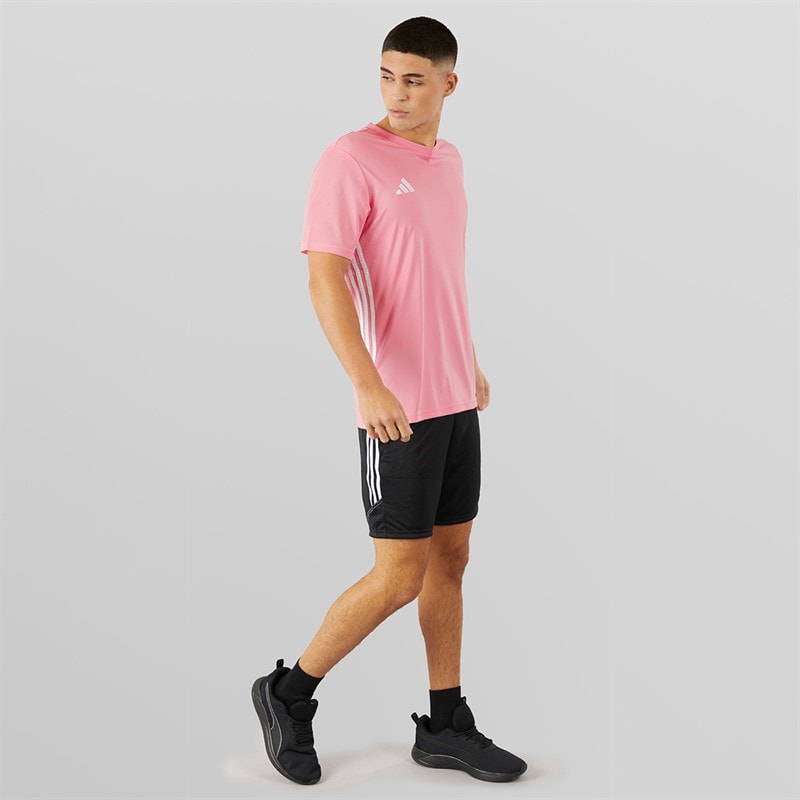 adidas Mens Tabela 23 T-Shirt Light Pink/White - Image 4