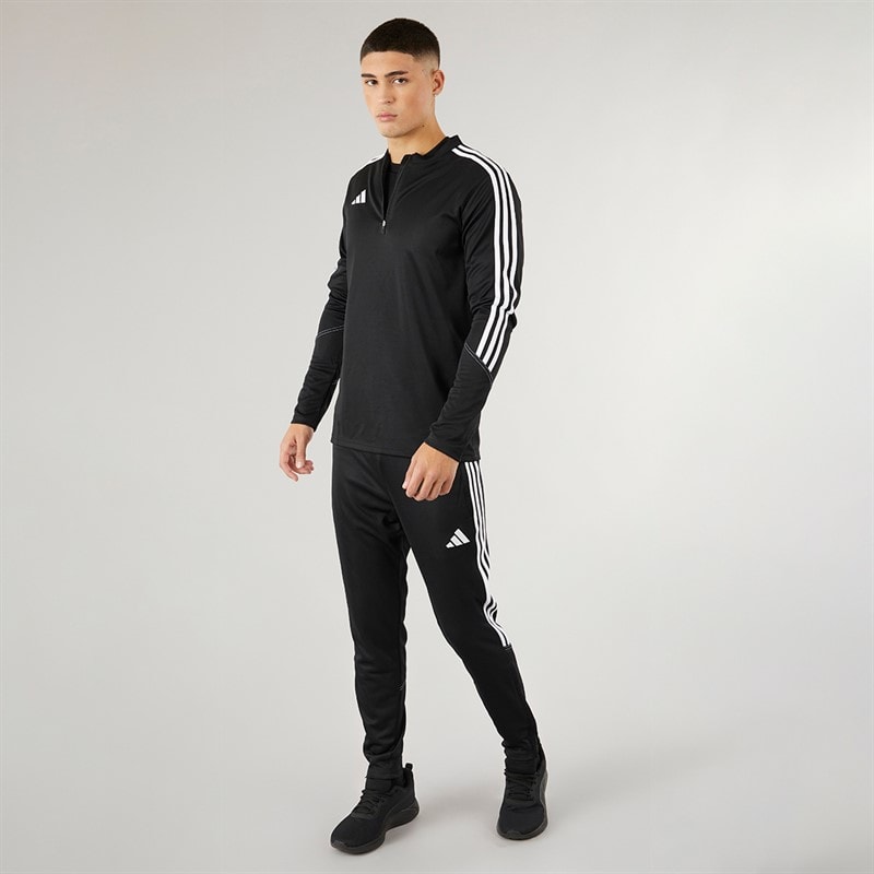 adidas Mens Tiro 23 Club Track Pants Black/White - Image 4