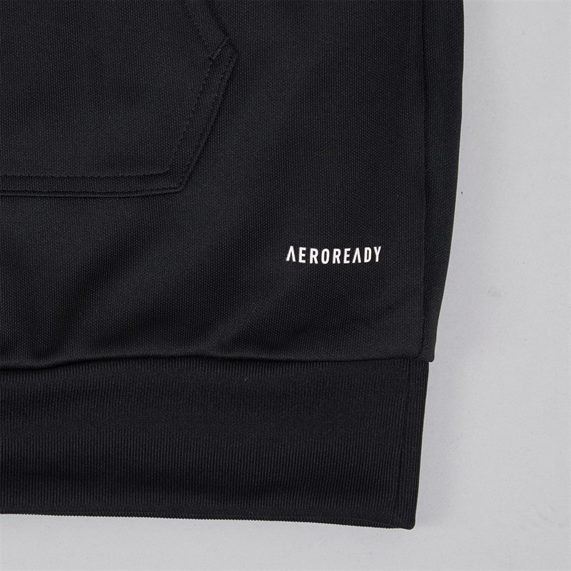 adidas Mens Squadra 21 Pullover Training Hoodie Black/White - Image 5