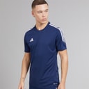 adidas Mens Tiro 23 Club T-Shirt Team Navy Blue 2/White