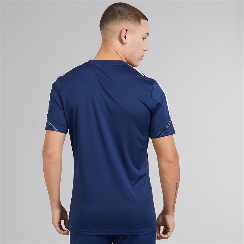 adidas Mens Tiro 23 Club T-Shirt Team Navy Blue 2/White - Image 2