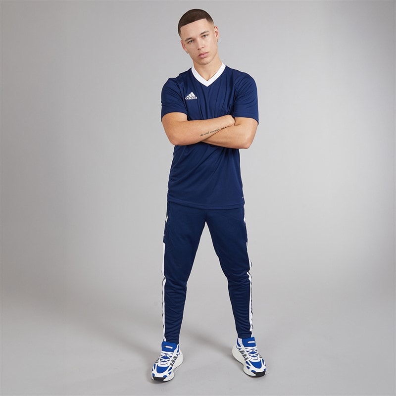 adidas Mens Squadra 21 Track Pants Navy/White - Image 4