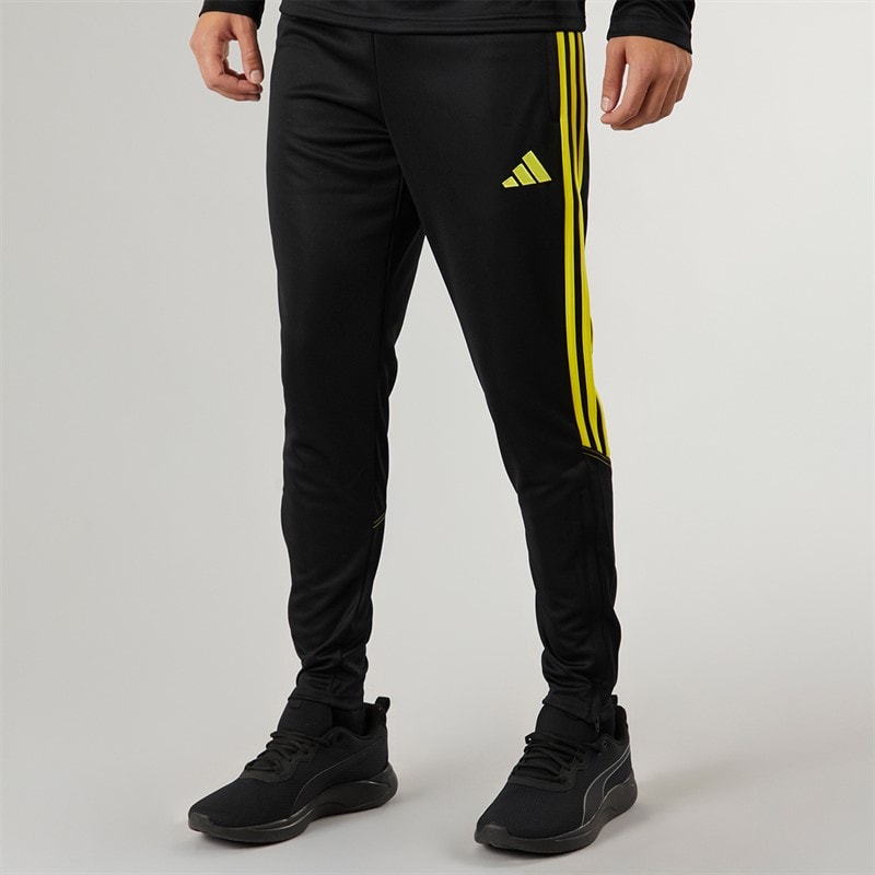 adidas Mens Tiro 23 Club Track Pants Black/Bright Yellow - Image 1