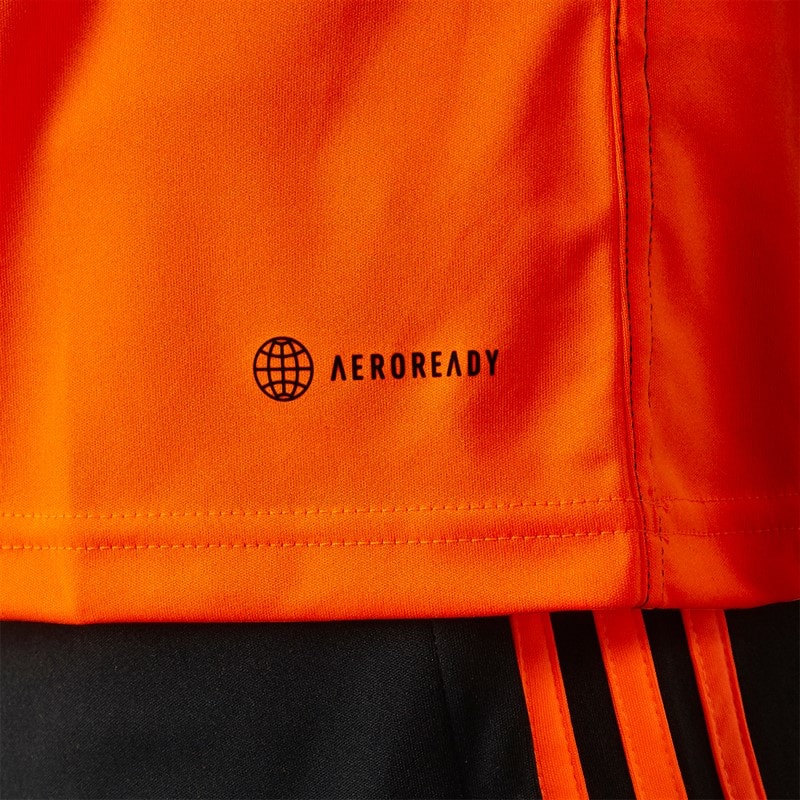 adidas Mens Tiro 23 Club T-Shirt Signal Orange/Black - Image 5